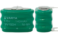 VARTA 3.6V OVAL 3 Pin NiMH Battery (3/V150H)