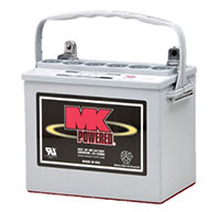 MK Powered 12V 36Ah Valve-Regulated Gelled Electrolyte Battery w/handles (8GU1H)