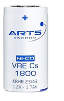 ARTS Energy 1.2V Cs Ni-Cd Battery (VRE-Cs)