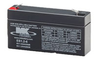 MK Powered 6V 1.2Ah Small Sealed VRLA AGM Battery (ES1.2-6)