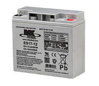 MK Powered 12V 18Ah Small Sealed VRLA AGM Battery (ES17-12)