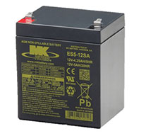 MK Powered 12V 5Ah Small Sealed VRLA AGM Battery (ES5-12SA)