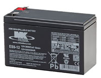 MK Powered 12V 9Ah Small Sealed VRLA AGM Battery (ES9-12)