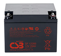 CSB 12V 26Ah General Purpose Battery (GP12260)