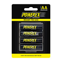 Powerex Precharged AA 2600mAh (MHRAAP4))