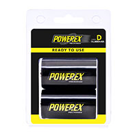 Powerex Precharged Low Self-Discharge D 10,000mAh 2-Pack (MHRDP2)
