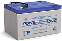 Power-Sonic PS Series 12V 12 Ah Sealed Rechargeable Lead Acid Battery (PS12100)