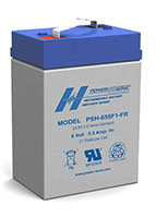 Power-Sonic PSH Series 12V 5.5Ah High-Rate VRLA Battery (PSH1655-FR)