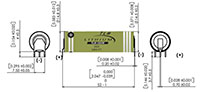 Tadiran 470 mAh Military Grade Lithium Metal Oxide Battery (TLM1550M/Z2/TP)