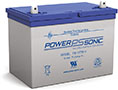 Power-Sonic PS Series 12V 75 Ah Sealed Rechargeable Lead Acid Battery (PS12750)