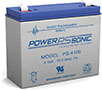 Power-Sonic PS Series 4V 10 Ah Sealed Rechargeable Lead Acid Battery (PS4100)