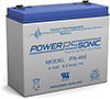Power-Sonic PS Series 4V 9 Ah Sealed Rechargeable Lead Acid Battery (PS-490)