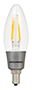 2 W Decorative LED Bulb/Lamp -<br><i> Photo courtesy of OSRAM SYLVANIA Inc.</i>