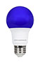 8.5 W Purple General Purpose LED Bulb/Lamp -<br><i> Photo courtesy of OSRAM SYLVANIA Inc.</i>