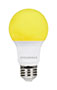 8.5 W Yellow General Purpose LED Bulb/Lamp -<br><i> Photo courtesy of OSRAM SYLVANIA Inc.</i>
